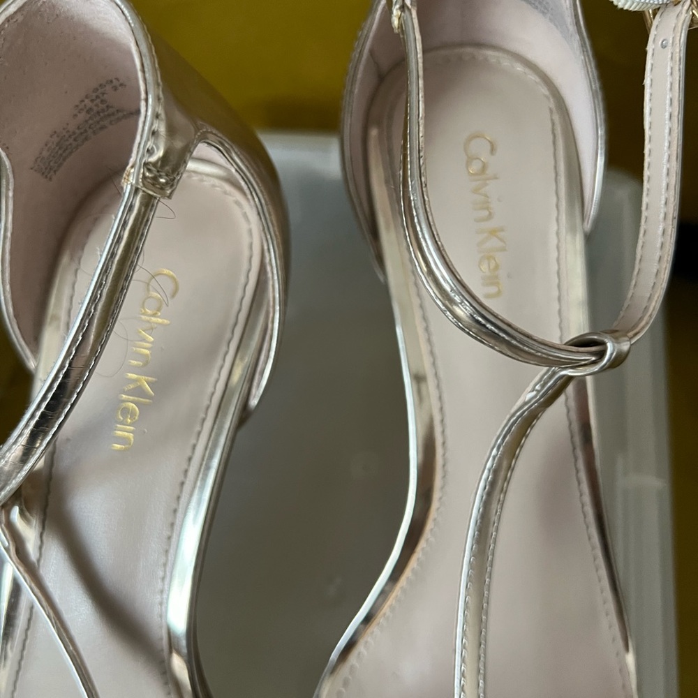 Silver glitter heels - Picture 2 of 5